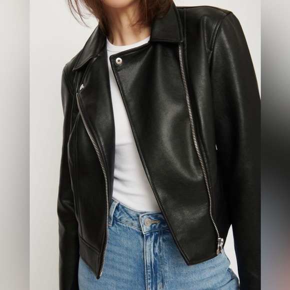 Dynamite Jackets & Blazers - Dynamite Faux Leather Moto Jacket